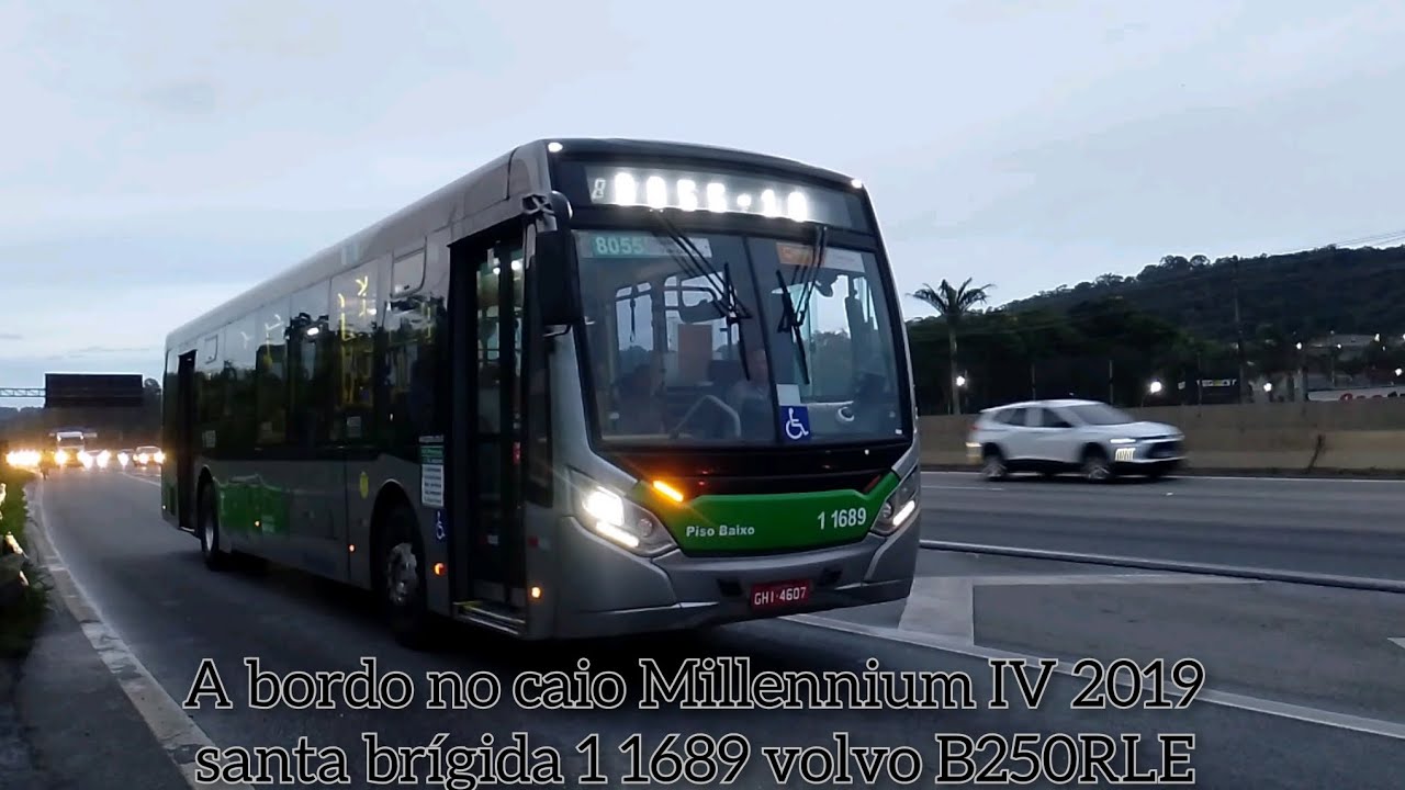 Andando no caio Millennium IV 2019 volvo B250RLE