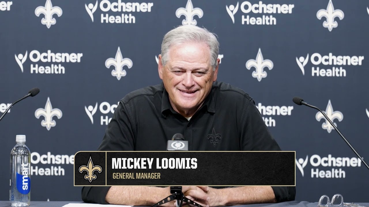 WATCH: Mickey Loomis on Day 3 selections, recapping Saints draft | 2026 NFL Draft