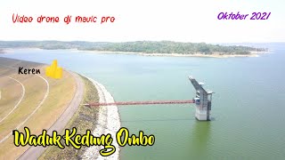 waduk kedung ombo. Video drone dji mavic pro, oktober 2021
