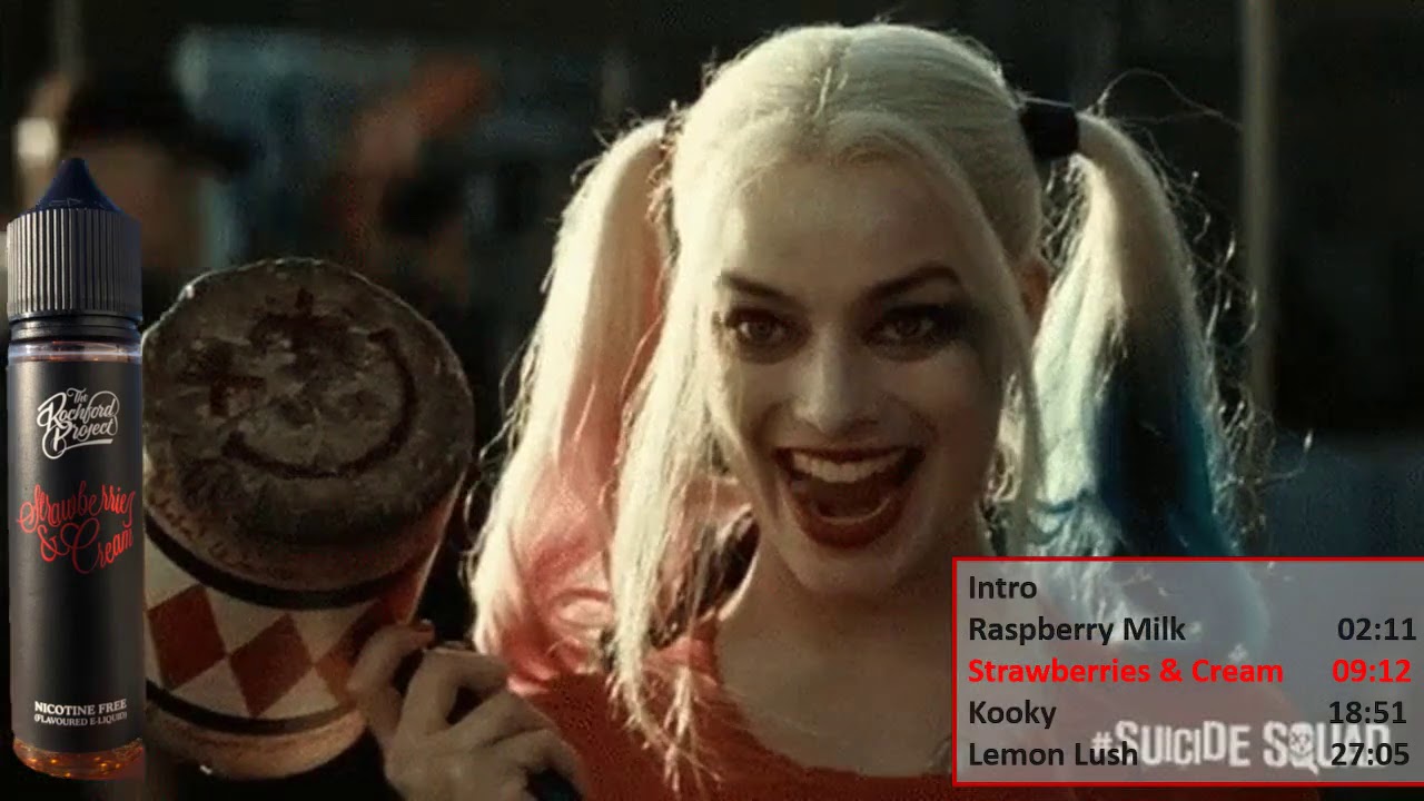 Rochford Project 4in1 vape juice review. Raspberry Milk, Strawberries & Cream, Kooky & Lemon Lush