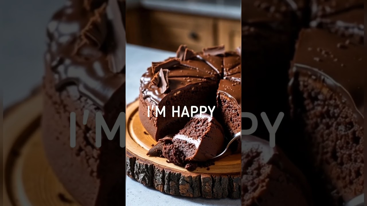 Whatever I'm feeling, I'm always down for a chocolate cake ✅