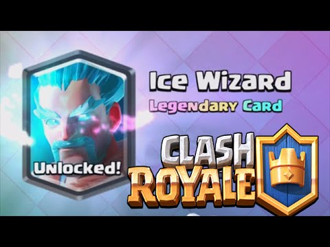 Clash Royale: New Legendary Card Ice Wizard Unlocked - YouTube