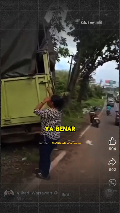 kisah sedih supir truk di Banyuasin sumsel