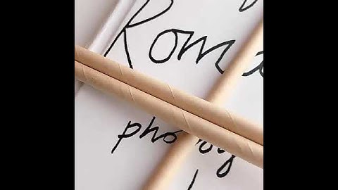 Eco friendly Paper Drinking Straw