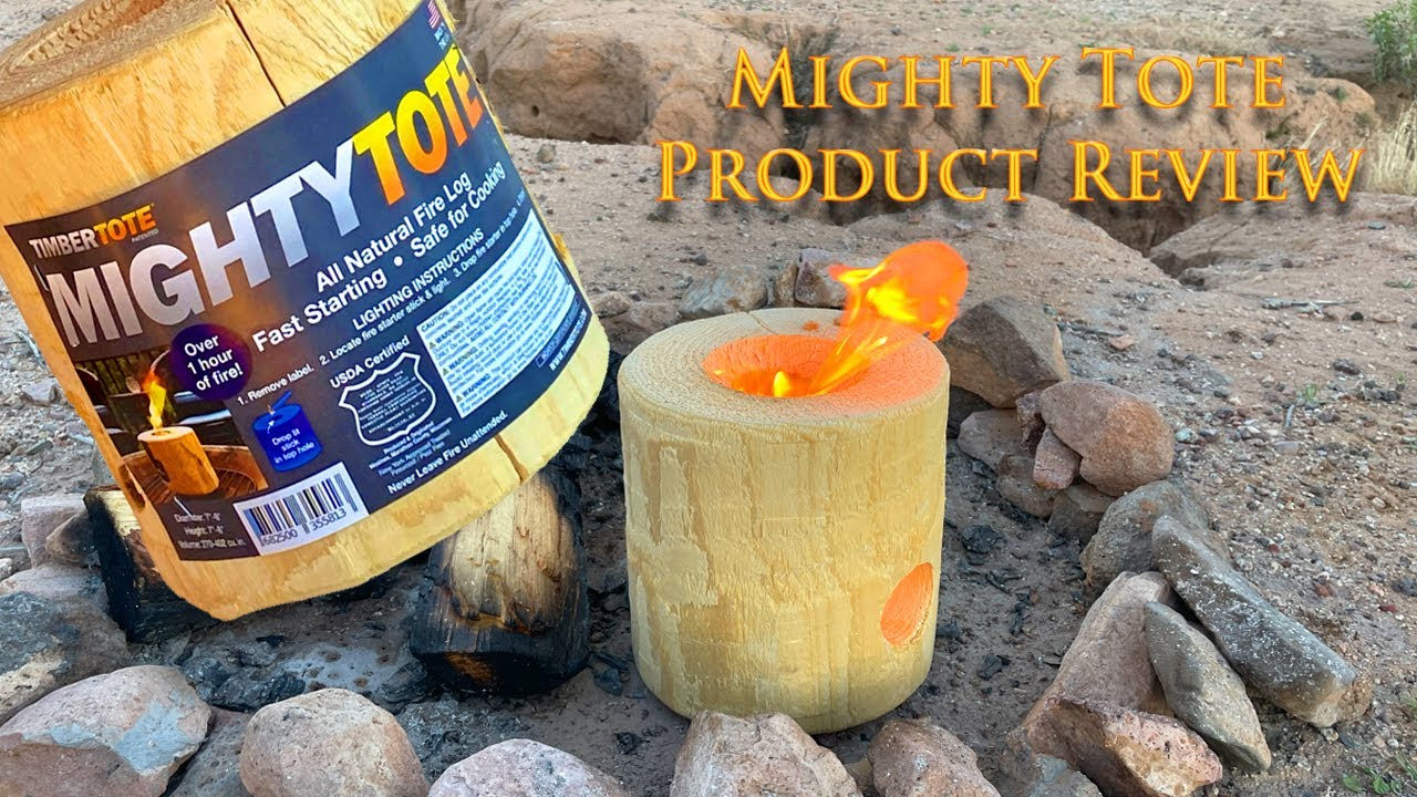 "Mighty Tote" Firelog Review!