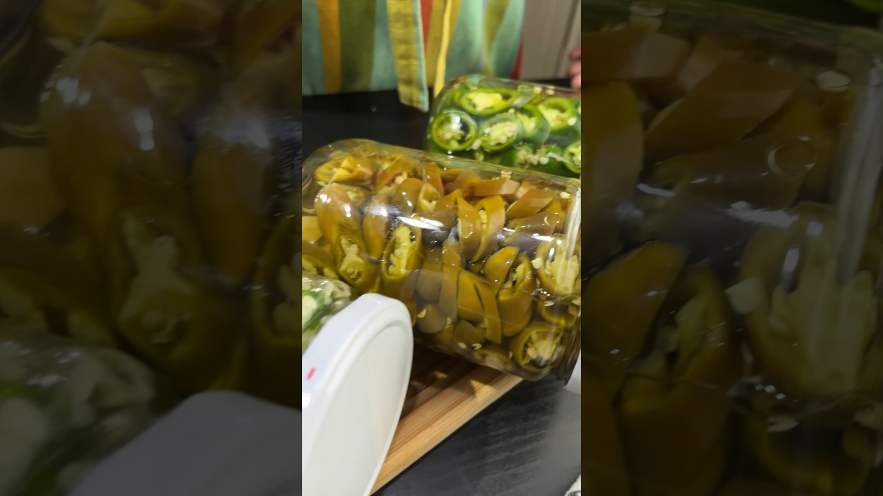 Çerez Gibi Yedirten Jalapeno Turşusu Tarifi✅  JALAPENO TURŞUSUNU YAPMADAN KIŞA GİRMEYİN  #shorts