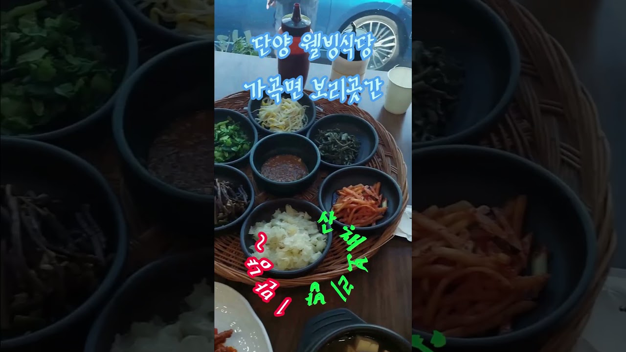 단양 보리곳간 웰빙식단 최고, K-FOOD #단양 #현지인맛집 #가성비맛집