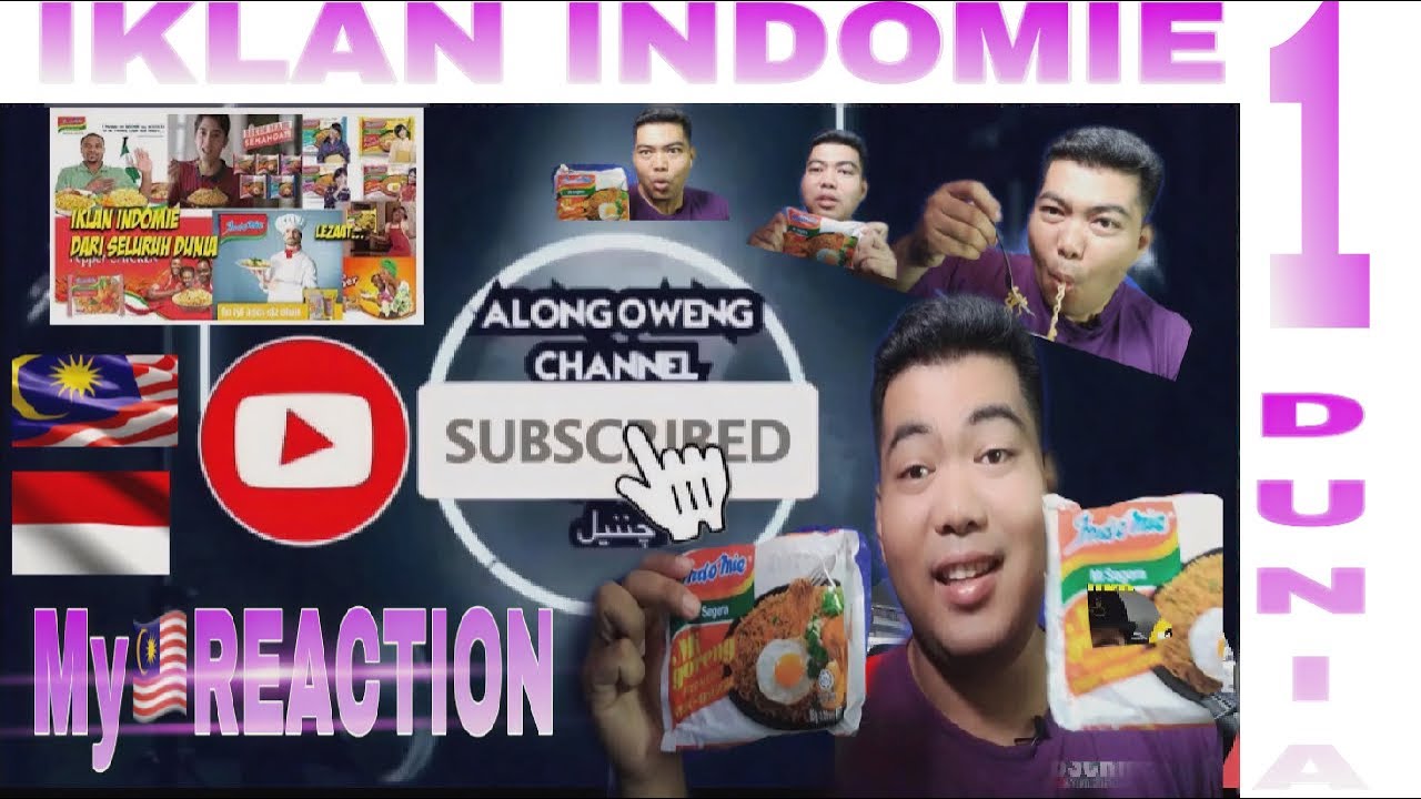 [ORANG MALAYSIA REACT] | Iklan Indomie di seluruh dunia - YouTube