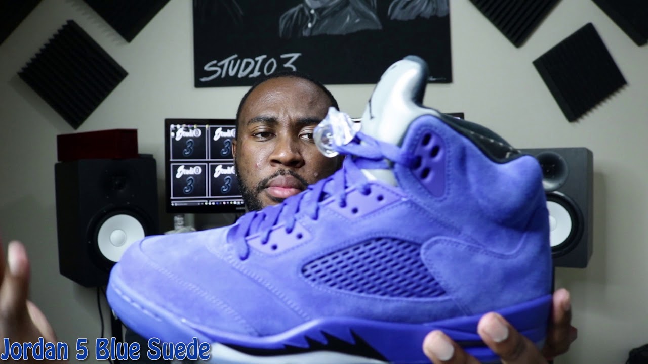 how to clean jordan 5 blue suede