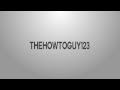 Thehowtoguy123 intro