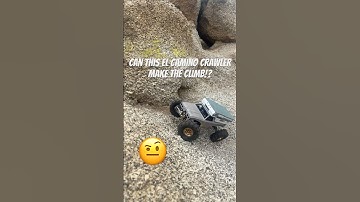 Can This El Camino Crawler Make The Climb!? 🤨 #rc #rccrawler #shorts #3dprinting #3dprint #camping