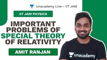Important Problems of  Special Theory of Relativity | Live with Amit |JAM Physics | Unacademy Live