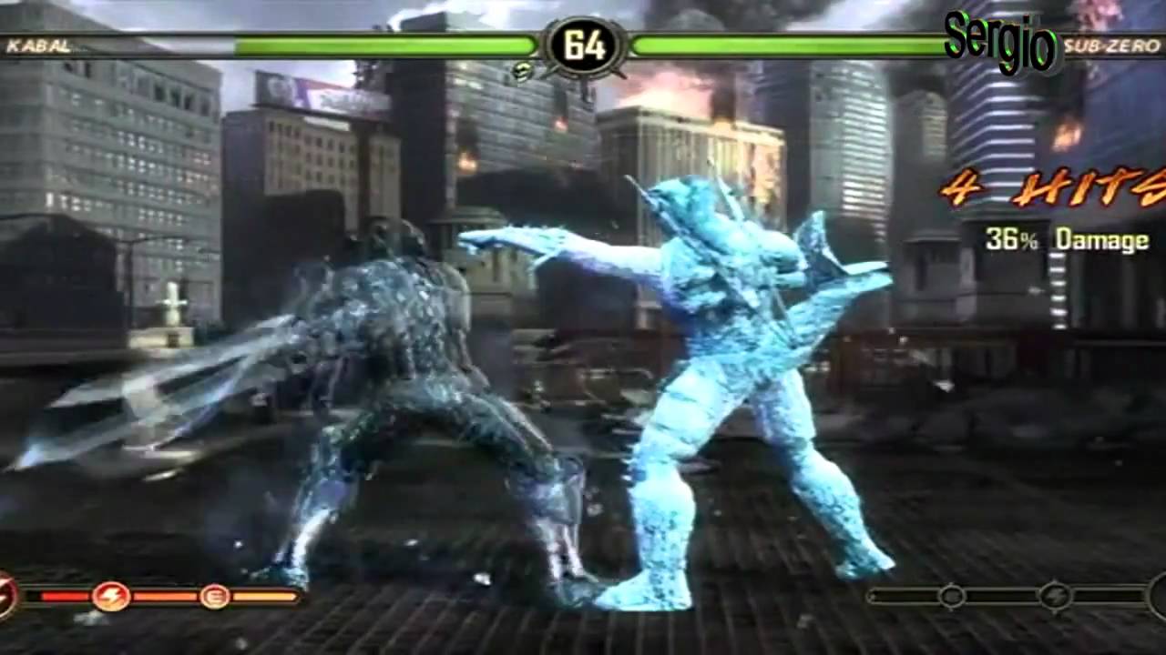 Mortal Kombat 9 Cyber Sub Zero X Ray