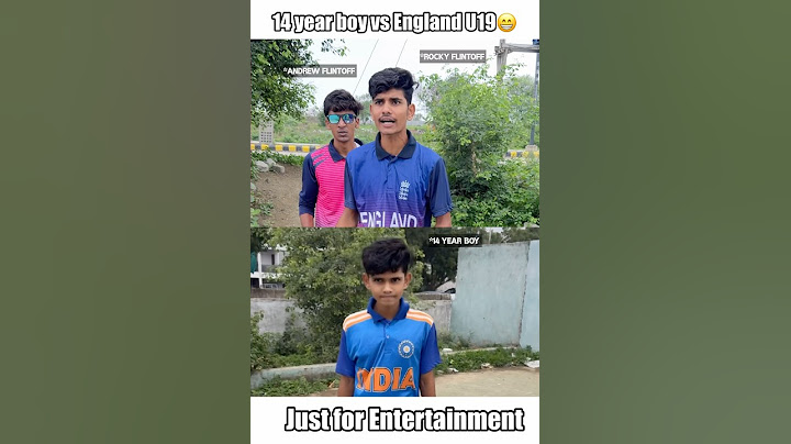14 year boy vs England in Under 19😁(Part-2) #cricket #trending