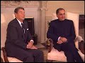 President Reagan's Meetings with Prime Minister Rajiv Gandhi of India on October 20, 1987