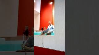 Connor getting baptized 26 June 2016