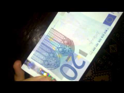 Video: Sahte Euro Nasıl Belirlenir