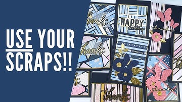 10 Ways to Turn Your Patterned Paper Scraps into BEAUTIFUL Cards