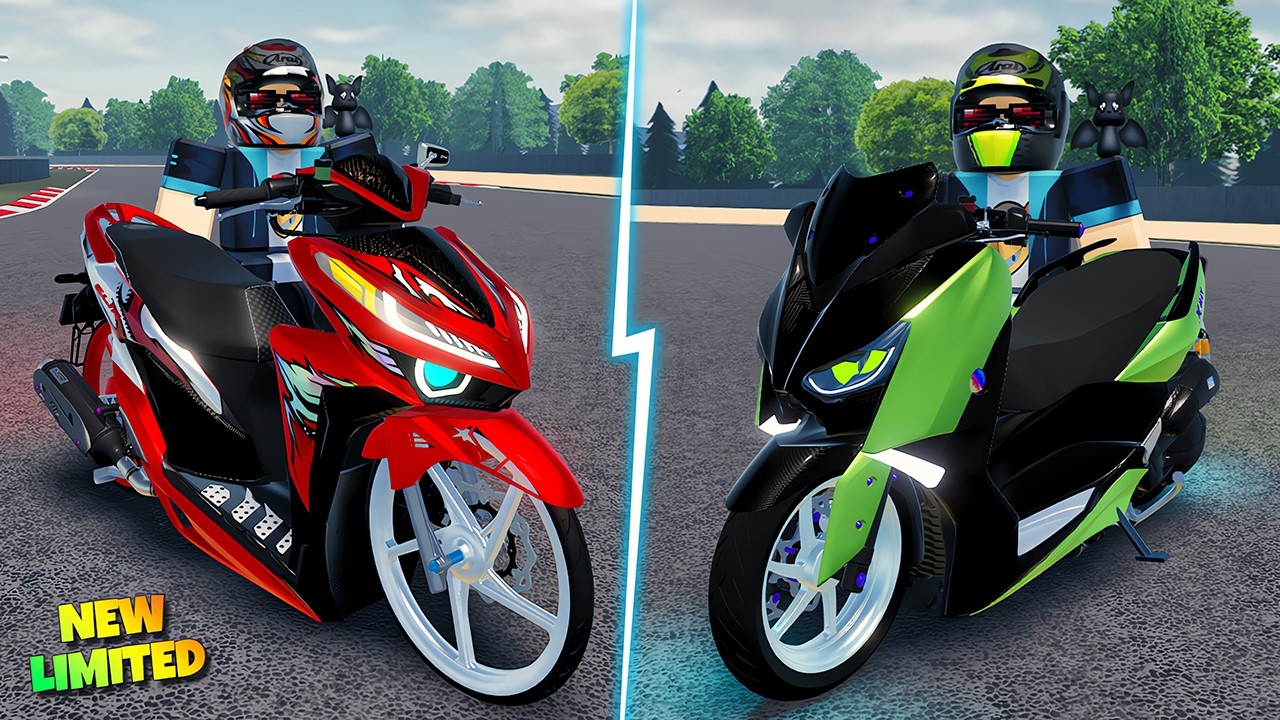 GOKIL 1000%!! Borong Motor New Limited & Modif FULL SPEED 🛵🔥🛵 | Drag Drive Simulator Indonesia