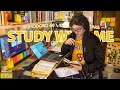 Study with me live pomodoro  12 hours study challenge  harvard student relaxing rain sounds