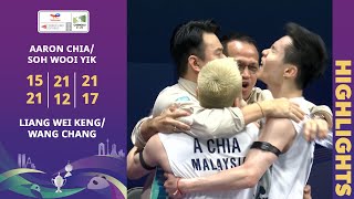 Piala Thomas 2024: Aaron Chia/Soh Wooi Yik 21 Liang Wei Keng/Wang Chang | Separuh Akhir