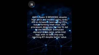AMD Ryzen 9 9950X3D2 tops Amazon sales, beating all Intel CPUs in top 10