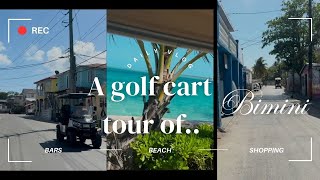 RENT A GOLF CART IN BIMINI