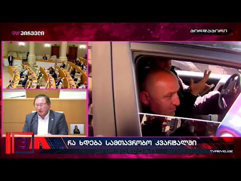 ხარება პარლამენტის მიმდებარე ტერიტორიიდან ელენე ხოშტარიას გაექცა