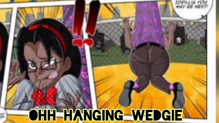 Wedgie in football court | wedgie girl [ 18+ ]