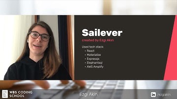 Ezgi Akin: Sailever - Final Project of Web & App Development Bootcamp
