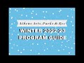 Arts, Parks & Rec Winter 2022-23 Program Guide