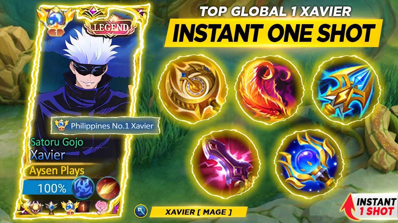 WTF DAMAGE!! XAVIER NEW BEST 1 HIT BUILD 2024! 😱 | RECOMMENDED BUILD AND EMBLEM | MLBB