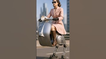 Are you ready to own such Vespas? #vespa #robot #humanoid