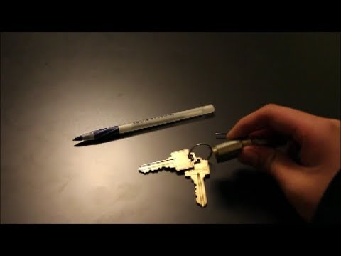 How to open up a deadbolt lock - YouTube