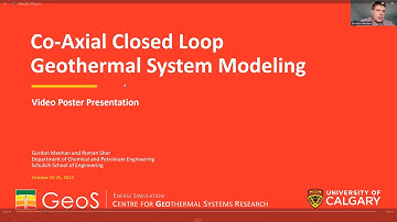 Co-axial closed loop geothermal system modeling