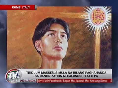 Calungsod a role model for Pinoy youth' - Calungsod a role model for Pinoy youth'