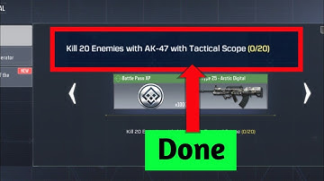 Kill 20 enemies with ak 47 with tactical scope
