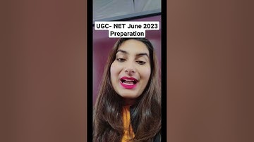 UGC- NET June 2023 Preparation #shorts #ntaugcnet #jrf #ntaupdate2021 #netpreparation #ugcnetexam