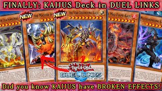 FINALLY: KAIJUS Deck in DUEL LINKS?! | feat. NEW ALPHA, The MASTER of BEASTS