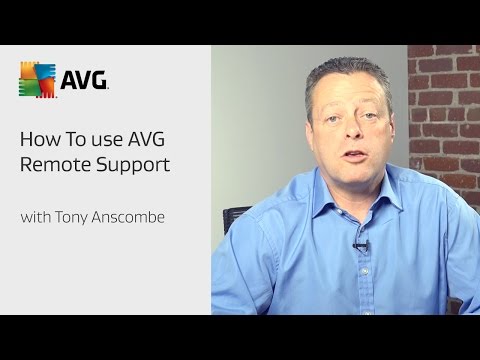 How do you get AVG remote support?