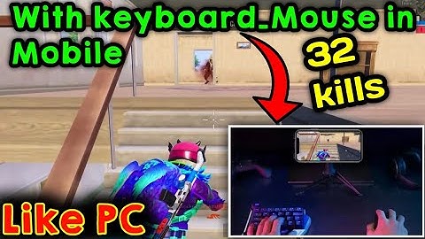how to play PUBG/BGMI with keyboard and mouse in Mobile/BGMI with keyboard and mouse in Mobile/#bgmi