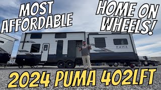 2024 Puma 402LFT Tour: Most Affordable Destination RV!