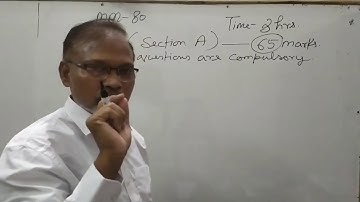 Pattern of MATHS question paper for classes 11 & 12 in ISC BOARD