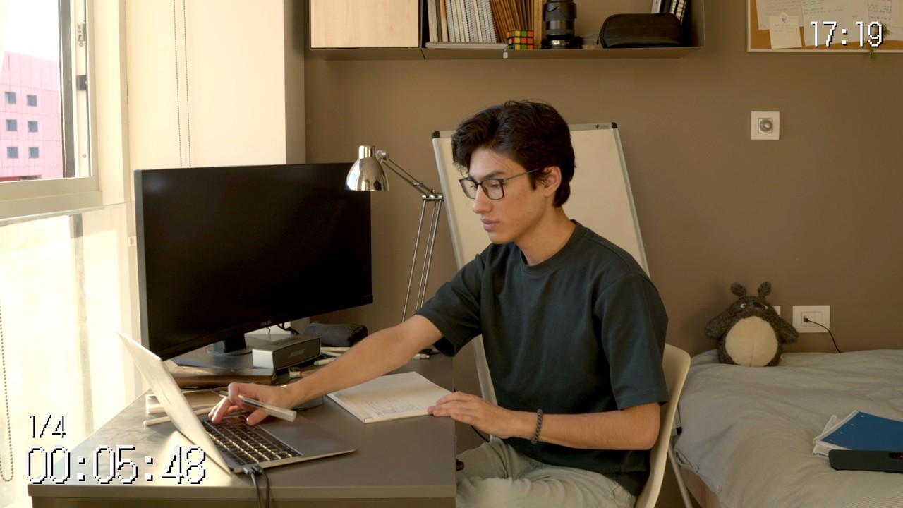 5h study with me live pomodoro 90/10 | rain sounds