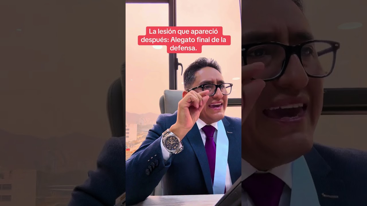 Alegato final: ¿ lesión inexistente o lesión tardía?