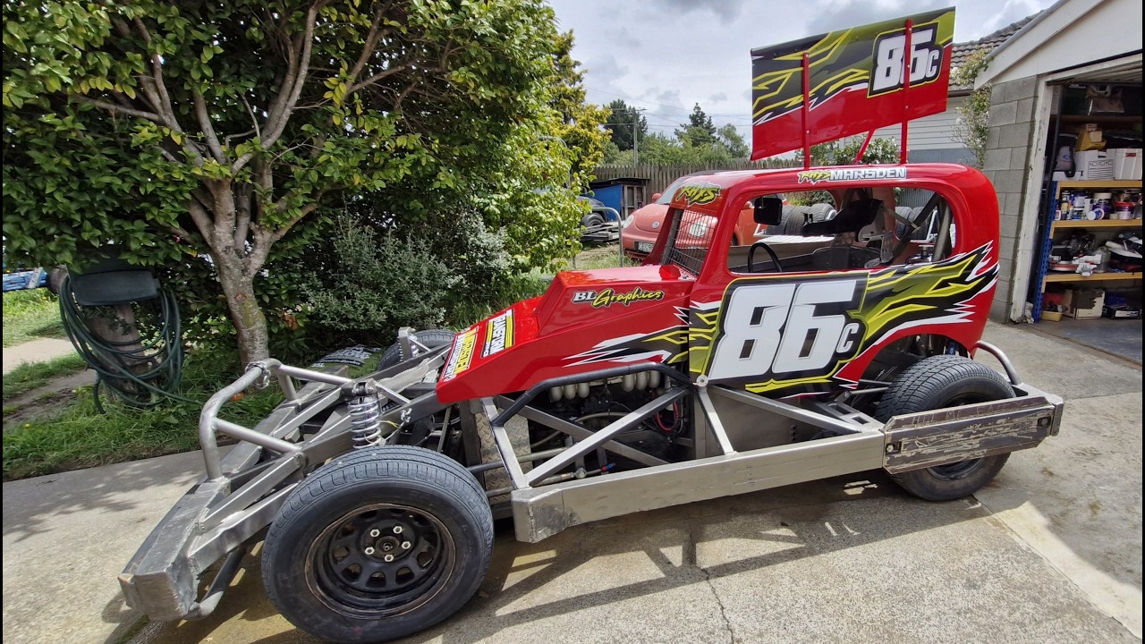 Woodford Glen South island modifieds | Stockcars group 1 | Race 1 | 86c Rhys Marsden