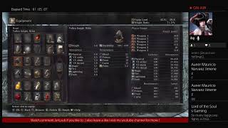 Dark Souls 3 Hollow/Luck/Bleed build gameplay(with coop and pvp)