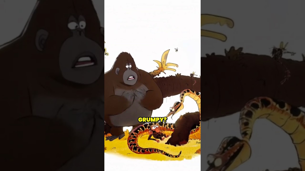 The Power of Nonverbal Communication in Emotions GRUMPY MONKEY -Animated Read Aloud bedtime story