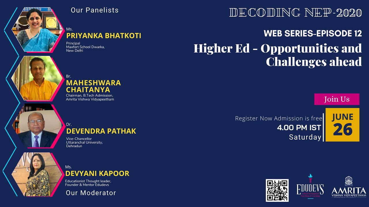 Decoding NEP Episode 12 Higher Ed Opportunities & Challenges Ahead ...