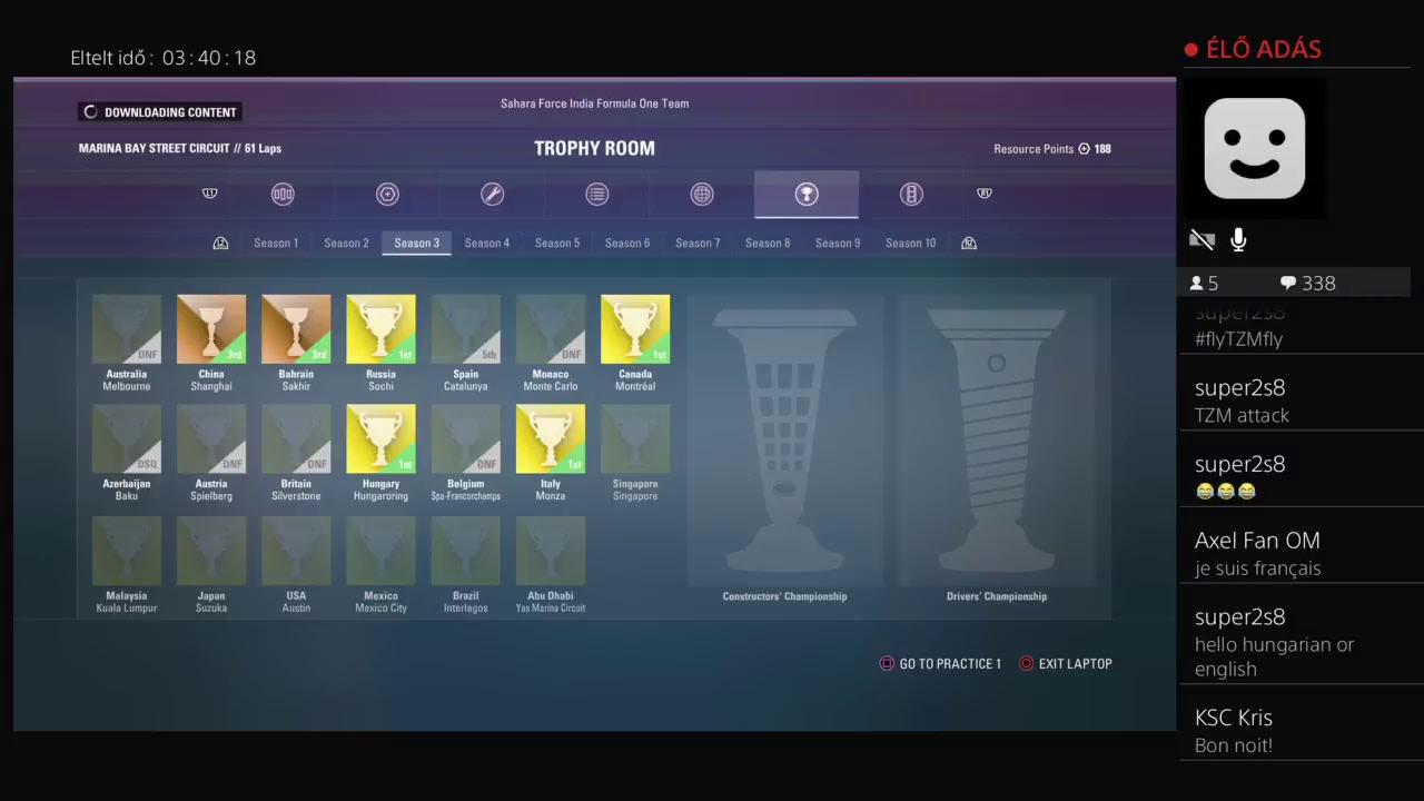 F1 2017 /PS4/ - Career Mode - Season 3 - Italian GP - Full weekend